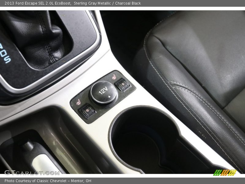 Sterling Gray Metallic / Charcoal Black 2013 Ford Escape SEL 2.0L EcoBoost