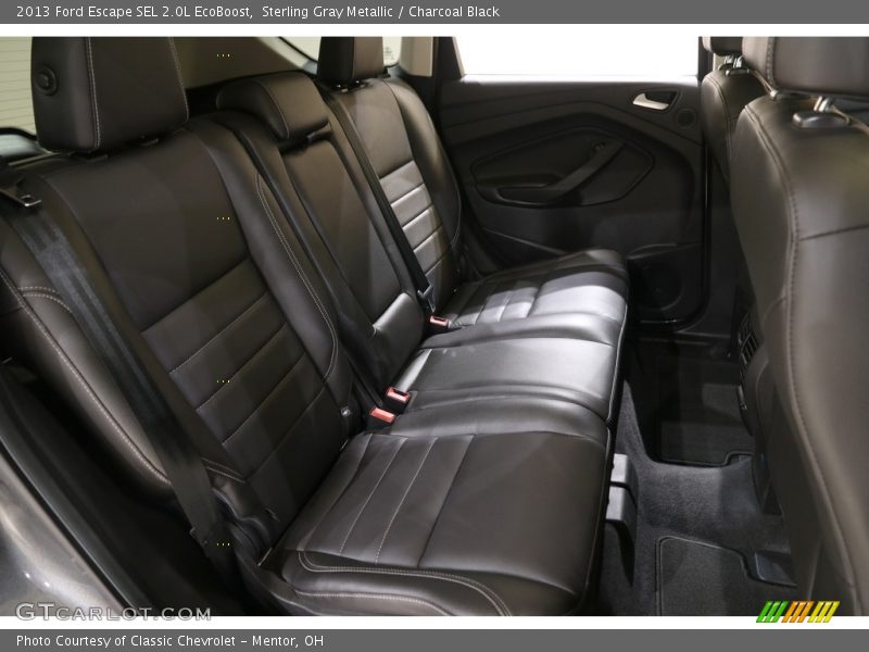 Sterling Gray Metallic / Charcoal Black 2013 Ford Escape SEL 2.0L EcoBoost