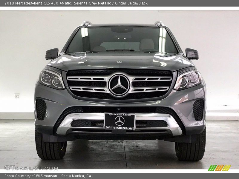Selenite Grey Metallic / Ginger Beige/Black 2018 Mercedes-Benz GLS 450 4Matic