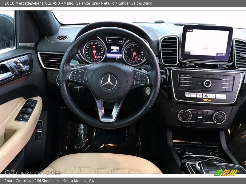 Selenite Grey Metallic / Ginger Beige/Black 2018 Mercedes-Benz GLS 450 4Matic