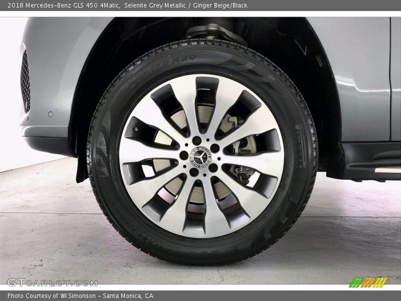 Selenite Grey Metallic / Ginger Beige/Black 2018 Mercedes-Benz GLS 450 4Matic