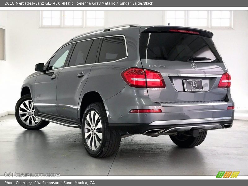 Selenite Grey Metallic / Ginger Beige/Black 2018 Mercedes-Benz GLS 450 4Matic