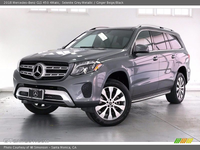Selenite Grey Metallic / Ginger Beige/Black 2018 Mercedes-Benz GLS 450 4Matic