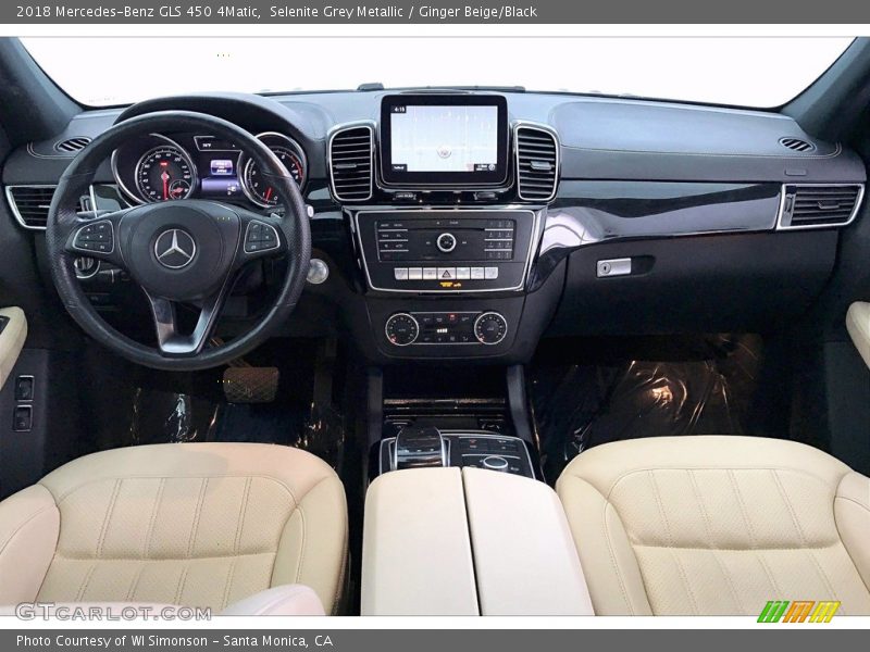 Selenite Grey Metallic / Ginger Beige/Black 2018 Mercedes-Benz GLS 450 4Matic