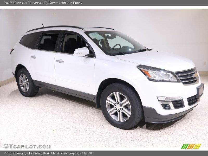 Summit White / Ebony 2017 Chevrolet Traverse LT