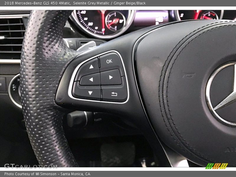 Selenite Grey Metallic / Ginger Beige/Black 2018 Mercedes-Benz GLS 450 4Matic
