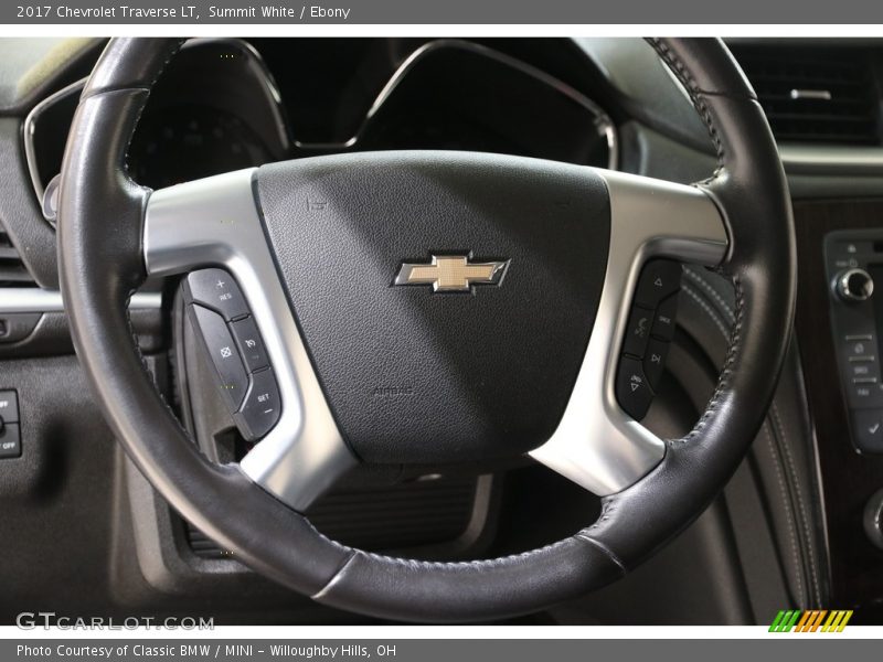 Summit White / Ebony 2017 Chevrolet Traverse LT