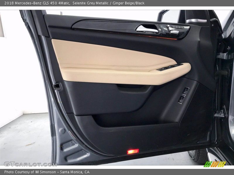 Selenite Grey Metallic / Ginger Beige/Black 2018 Mercedes-Benz GLS 450 4Matic