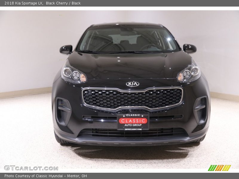 Black Cherry / Black 2018 Kia Sportage LX