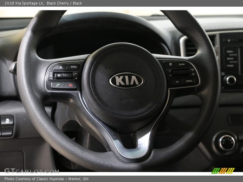  2018 Sportage LX Steering Wheel