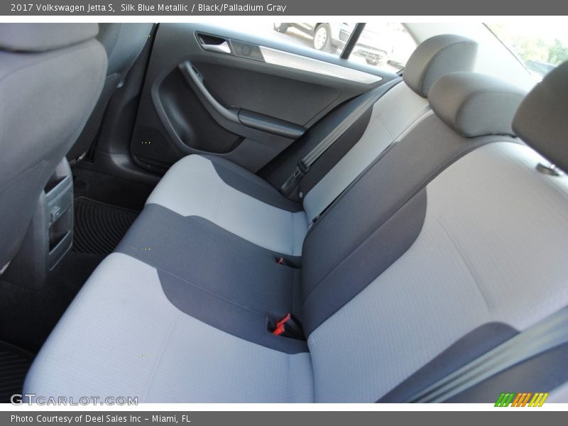 Silk Blue Metallic / Black/Palladium Gray 2017 Volkswagen Jetta S