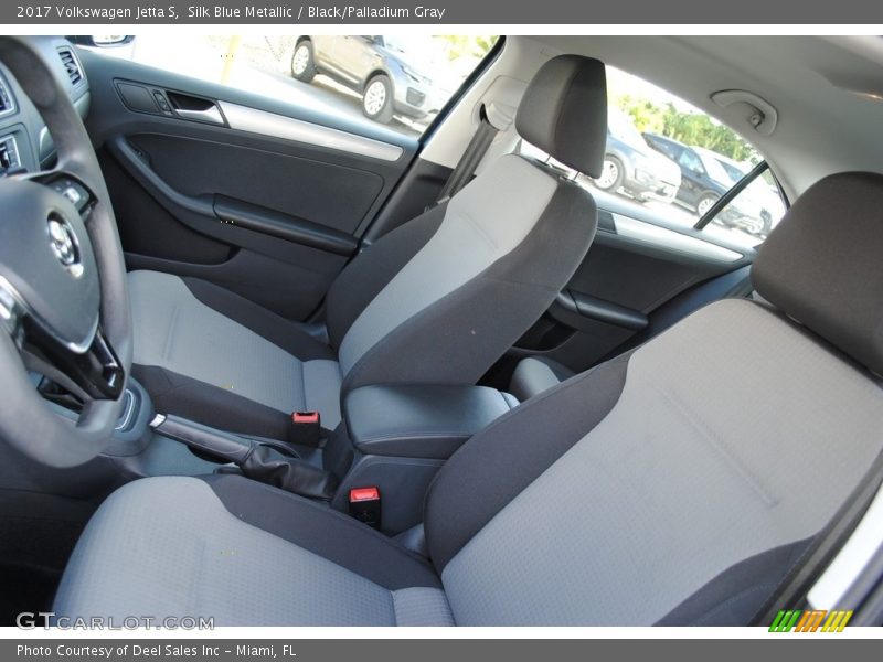 Silk Blue Metallic / Black/Palladium Gray 2017 Volkswagen Jetta S