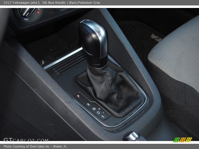 Silk Blue Metallic / Black/Palladium Gray 2017 Volkswagen Jetta S