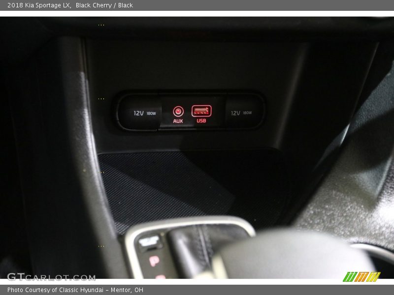 Black Cherry / Black 2018 Kia Sportage LX