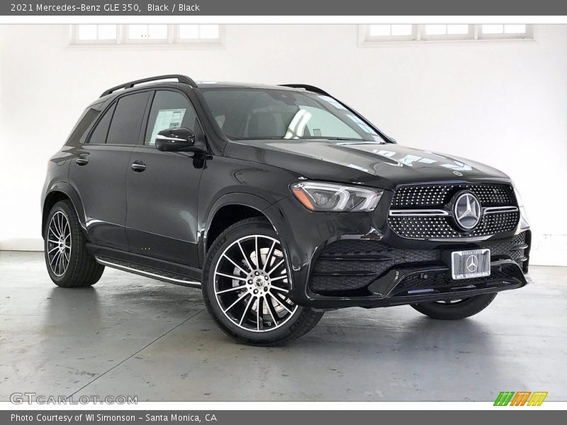 Black / Black 2021 Mercedes-Benz GLE 350