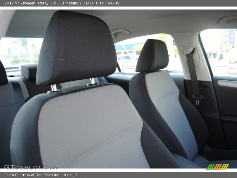 Silk Blue Metallic / Black/Palladium Gray 2017 Volkswagen Jetta S