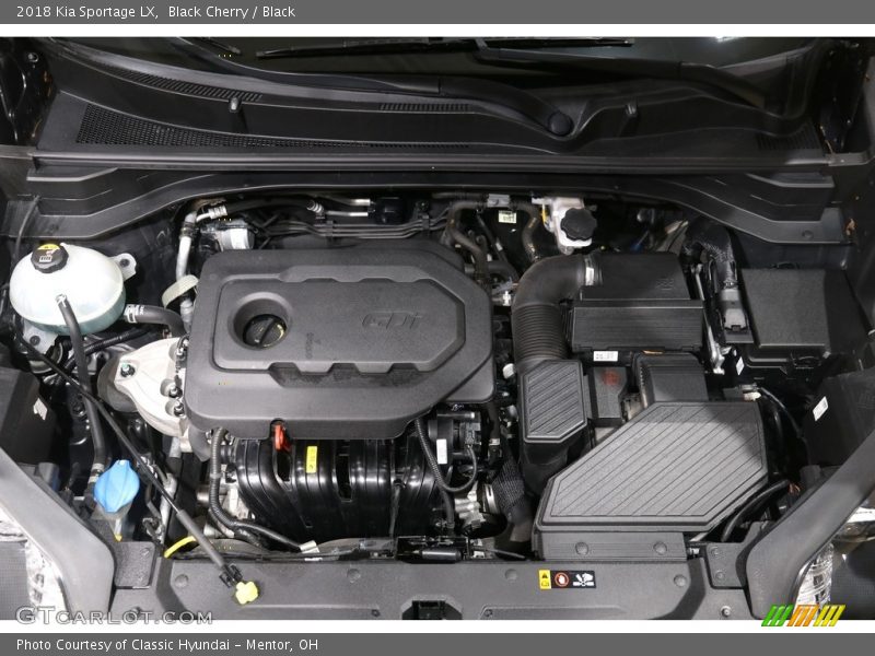  2018 Sportage LX Engine - 2.4 Liter GDI DOHC 16-Valve CVVT 4 Cylinder
