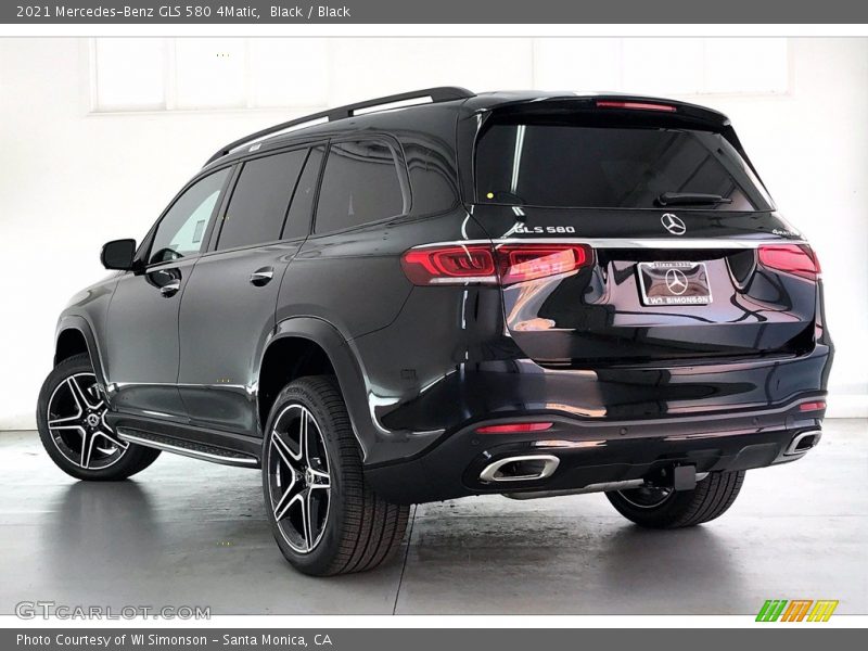 Black / Black 2021 Mercedes-Benz GLS 580 4Matic