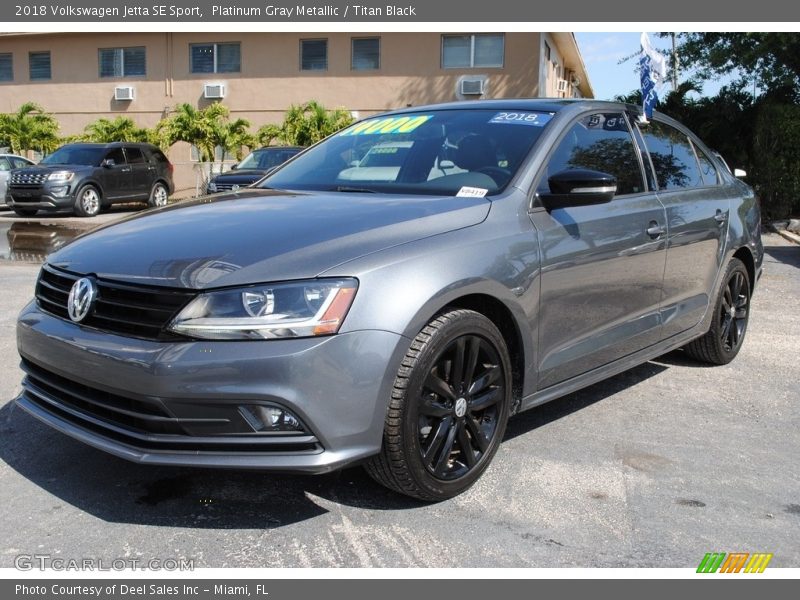 Front 3/4 View of 2018 Jetta SE Sport