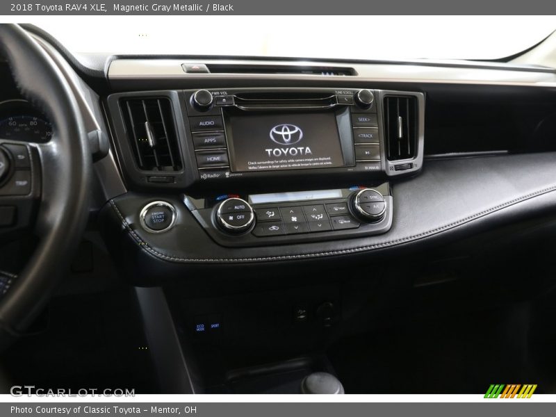 Magnetic Gray Metallic / Black 2018 Toyota RAV4 XLE