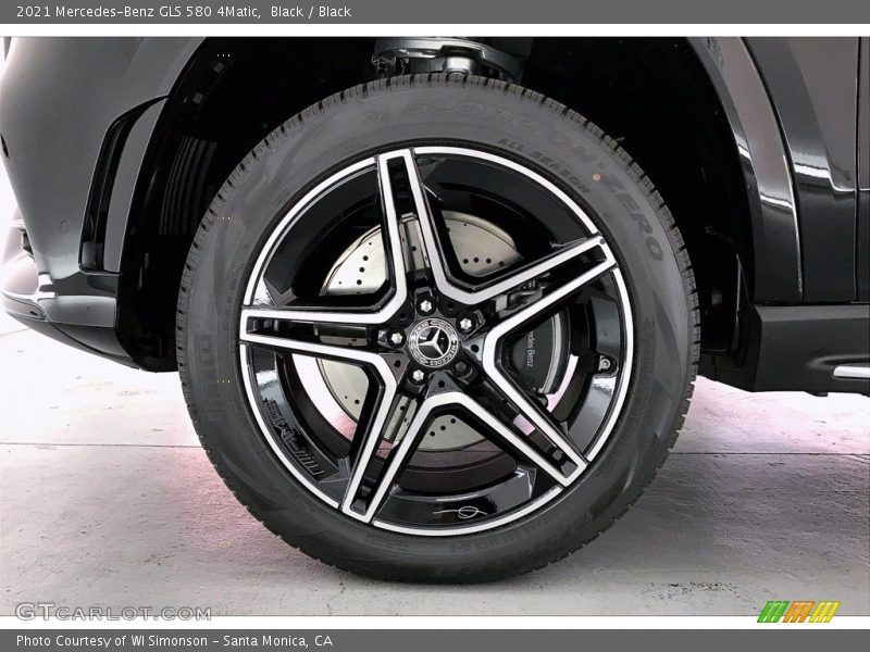Black / Black 2021 Mercedes-Benz GLS 580 4Matic
