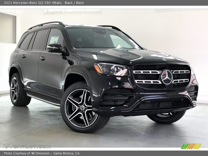 Black / Black 2021 Mercedes-Benz GLS 580 4Matic