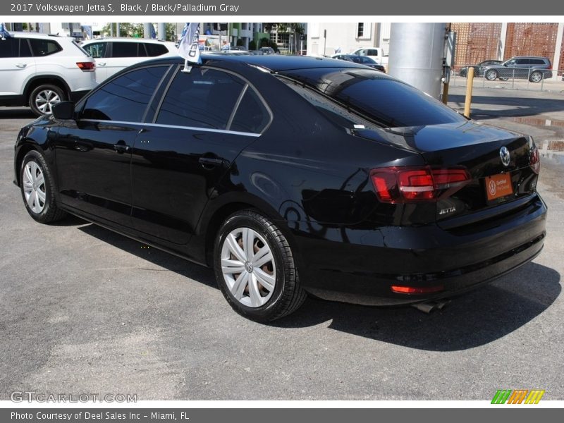 Black / Black/Palladium Gray 2017 Volkswagen Jetta S