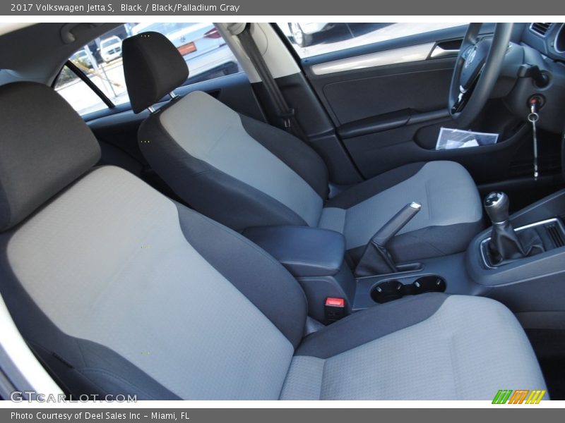 Black / Black/Palladium Gray 2017 Volkswagen Jetta S