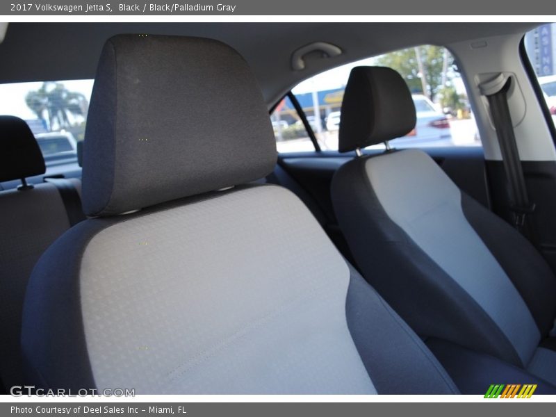 Black / Black/Palladium Gray 2017 Volkswagen Jetta S