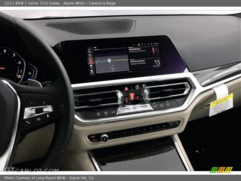 Alpine White / Canberra Beige 2021 BMW 3 Series 330i Sedan
