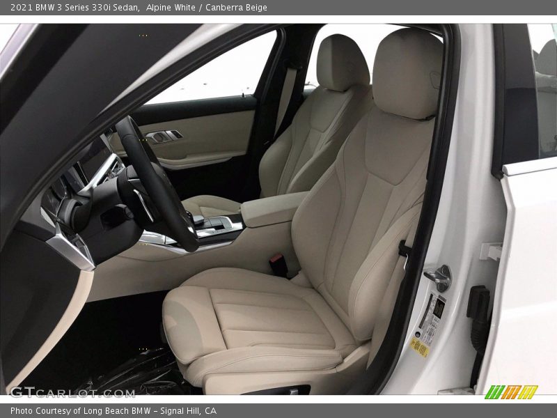 Alpine White / Canberra Beige 2021 BMW 3 Series 330i Sedan