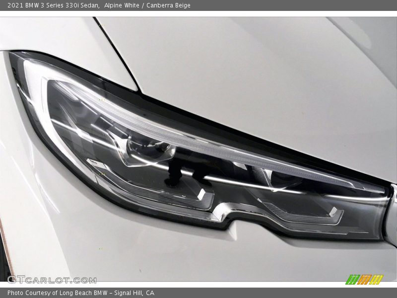 Alpine White / Canberra Beige 2021 BMW 3 Series 330i Sedan