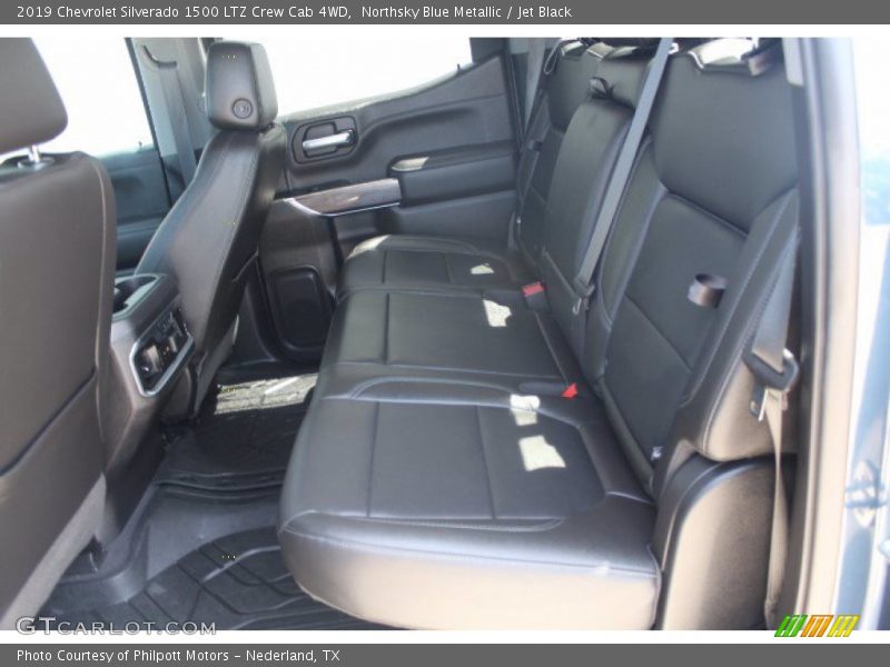 Northsky Blue Metallic / Jet Black 2019 Chevrolet Silverado 1500 LTZ Crew Cab 4WD