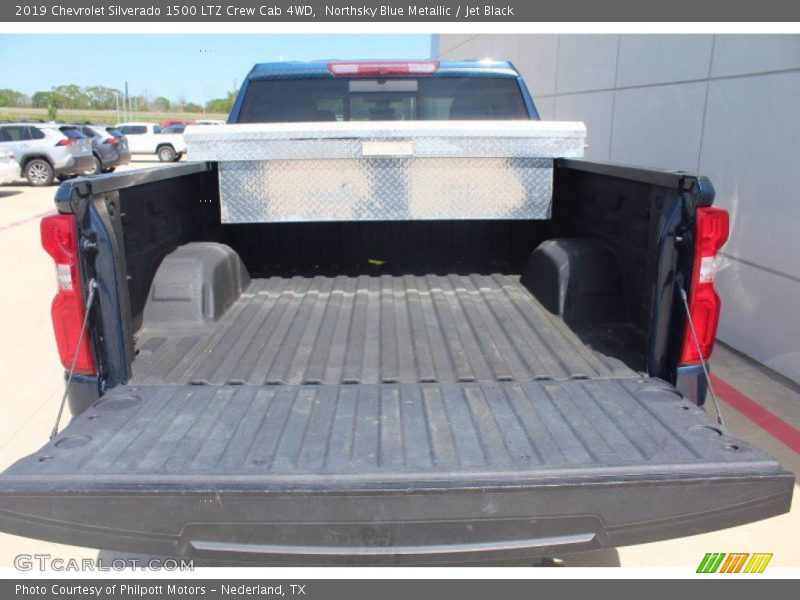Northsky Blue Metallic / Jet Black 2019 Chevrolet Silverado 1500 LTZ Crew Cab 4WD