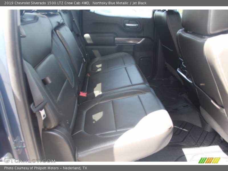 Northsky Blue Metallic / Jet Black 2019 Chevrolet Silverado 1500 LTZ Crew Cab 4WD