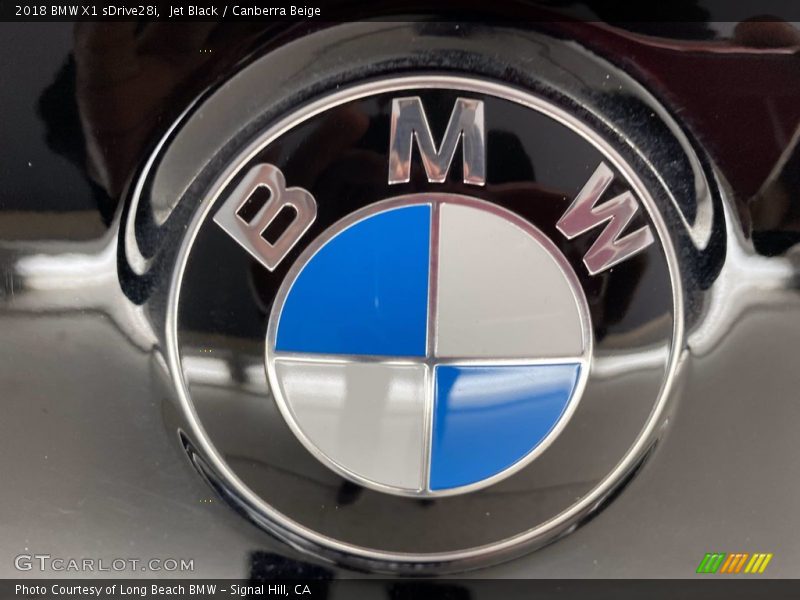 Jet Black / Canberra Beige 2018 BMW X1 sDrive28i