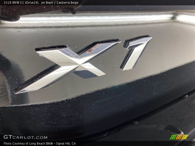 Jet Black / Canberra Beige 2018 BMW X1 sDrive28i