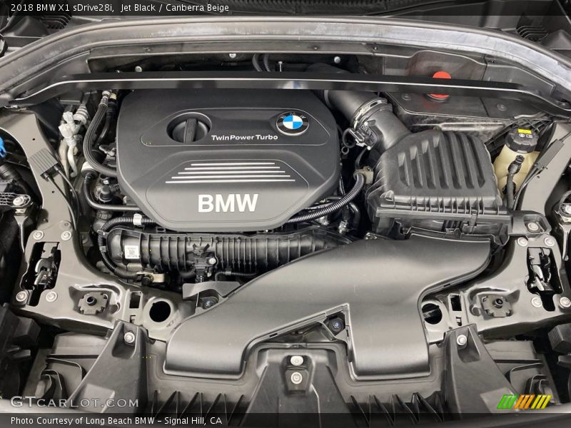 Jet Black / Canberra Beige 2018 BMW X1 sDrive28i