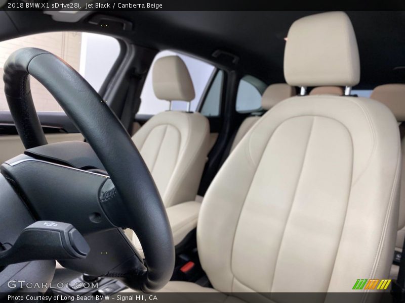 Jet Black / Canberra Beige 2018 BMW X1 sDrive28i