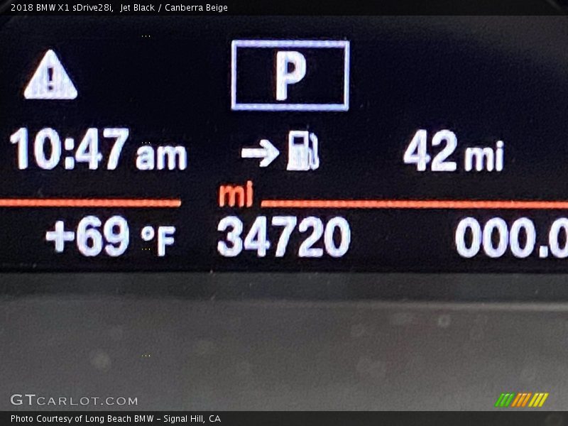 Jet Black / Canberra Beige 2018 BMW X1 sDrive28i