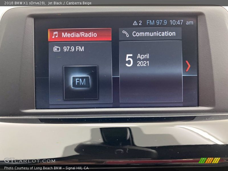 Jet Black / Canberra Beige 2018 BMW X1 sDrive28i