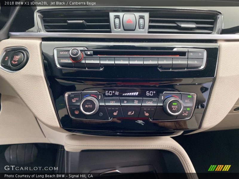 Jet Black / Canberra Beige 2018 BMW X1 sDrive28i