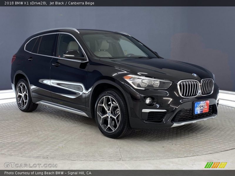 Jet Black / Canberra Beige 2018 BMW X1 sDrive28i