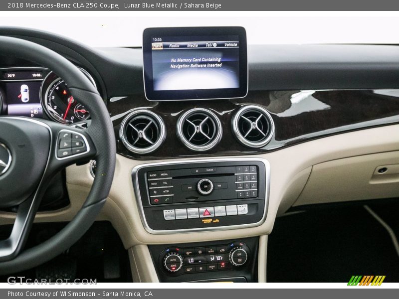 Lunar Blue Metallic / Sahara Beige 2018 Mercedes-Benz CLA 250 Coupe