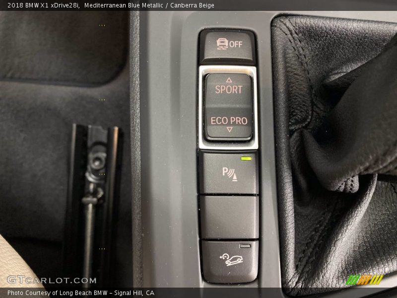 Mediterranean Blue Metallic / Canberra Beige 2018 BMW X1 xDrive28i