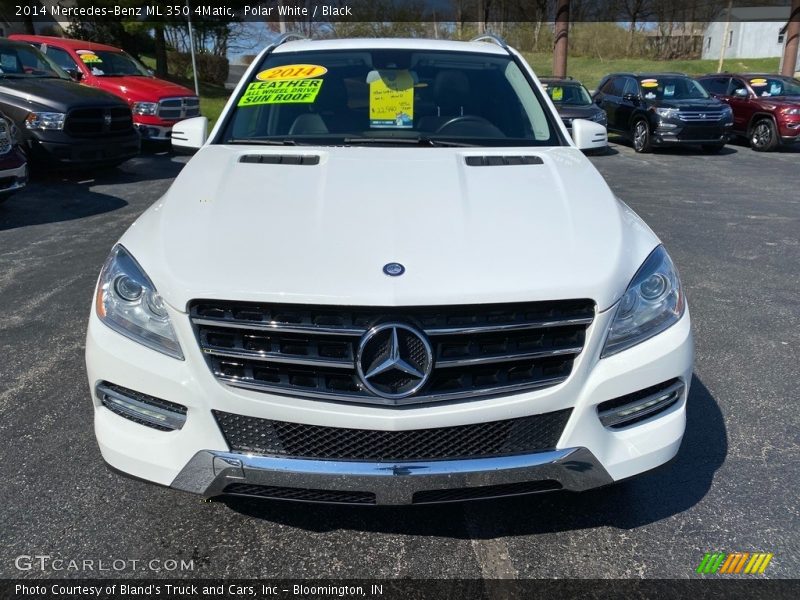 Polar White / Black 2014 Mercedes-Benz ML 350 4Matic