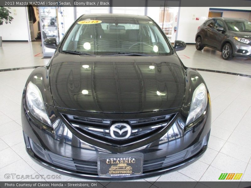 Ebony Black / Black 2013 Mazda MAZDA6 i Sport Sedan