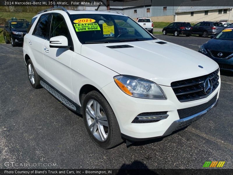Polar White / Black 2014 Mercedes-Benz ML 350 4Matic