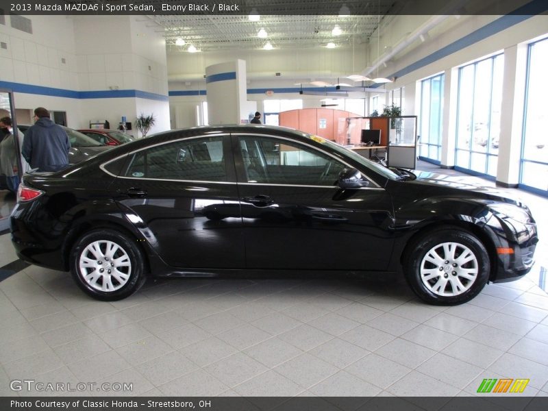 Ebony Black / Black 2013 Mazda MAZDA6 i Sport Sedan