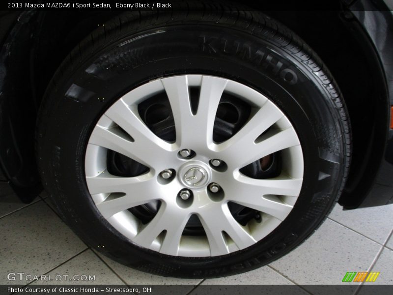 Ebony Black / Black 2013 Mazda MAZDA6 i Sport Sedan